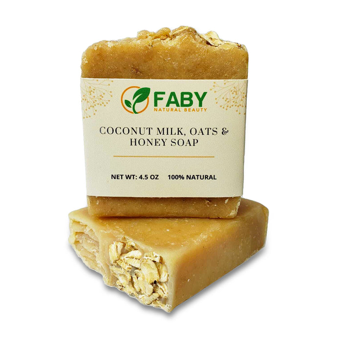 Coconut Milk Oats & Honey Bar Soap